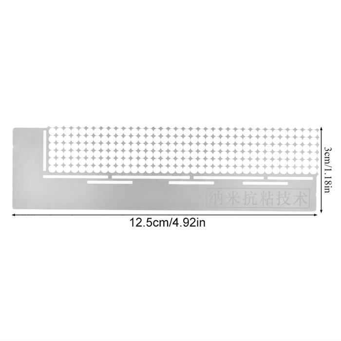 JAWSEU Règle De Peinture Diamant 5D En Acier Inoxydable - Outil Précis Pour Diamond Painting