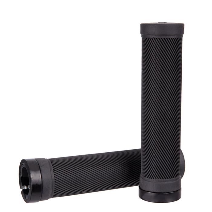 Caoutchouc Souple Confortable Poignées De Guidon Vélo à Double Verrouillage - Caoutchouc Souple Antidérapant, 130 Mm, Pour BMX, VTT, Cruiser, Scooter Poignee Velo Vtt Caoutchouc Souple Confortable Poignées De Guidon Vélo à Double Verrouillage - Caoutchouc Souple Antidérapant, 130 Mm, Pour BMX, VTT, Cruiser, Scooter Poignee Velo Vtt