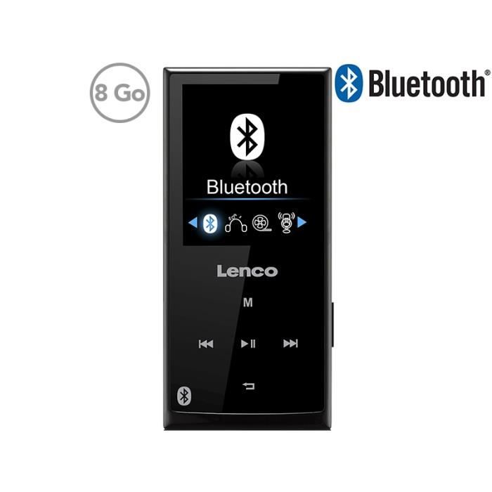 Lecteur numérique - LENCO - XEMIO 760 BT - 8 Go - Bluetooth - Noir