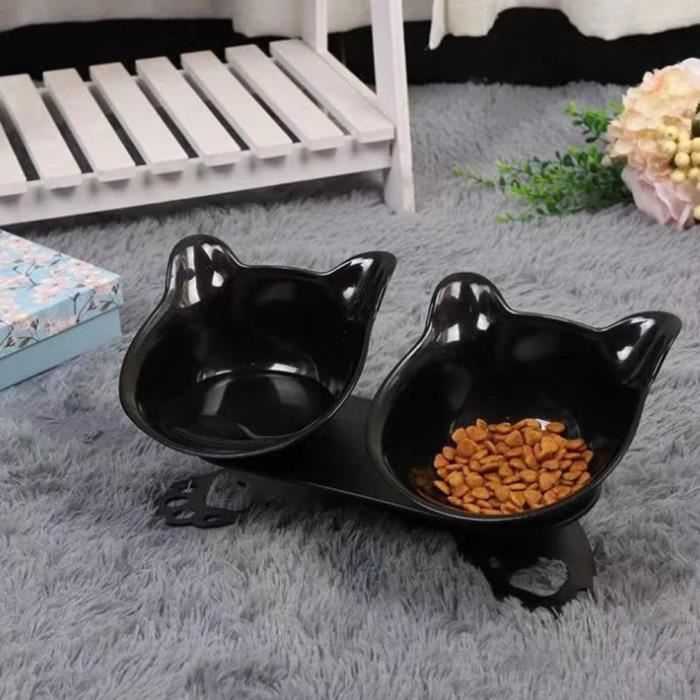 Bol Pour Chat Anti Vomissements Est Elegant Bassin A 15 Degres Oblique Bouche Double Bol Achat Vente Bol Soldes Cdiscount