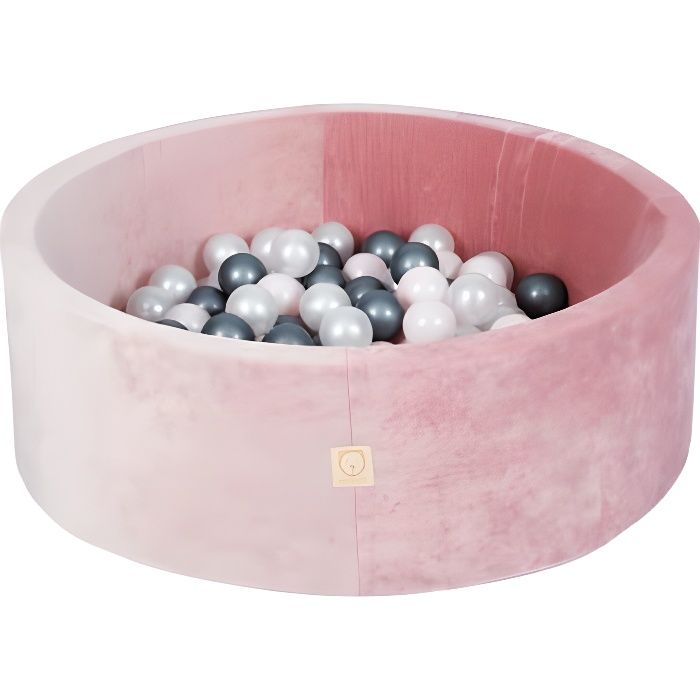 Piscine a Balles pour Bébé MISIOO - Velvet - 200 Balles - Jouet Enfant -  Rose - Rose Blanches Argentées - Cdiscount Jeux - Jouets