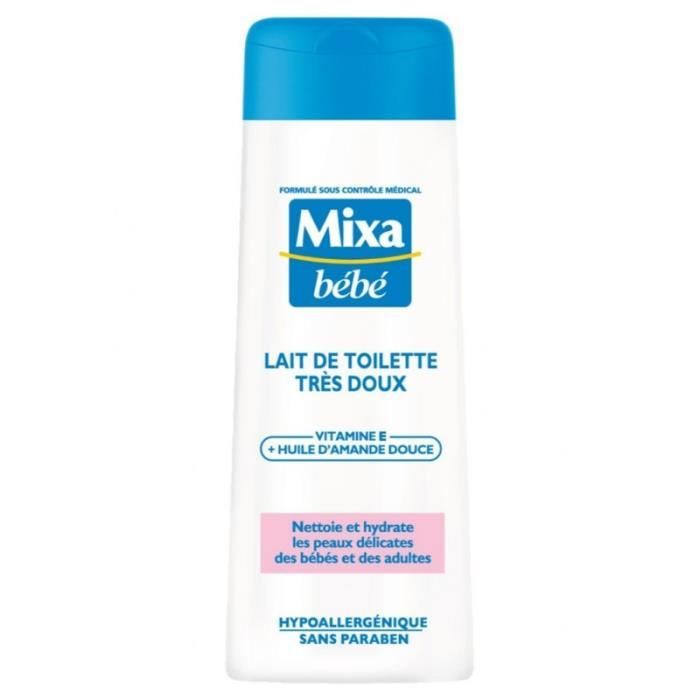 Mixa Bebe Lait De Toilette Tres Doux Vitamine E Huile D Amande Douce 250ml Lot De 4 Cdiscount Au Quotidien
