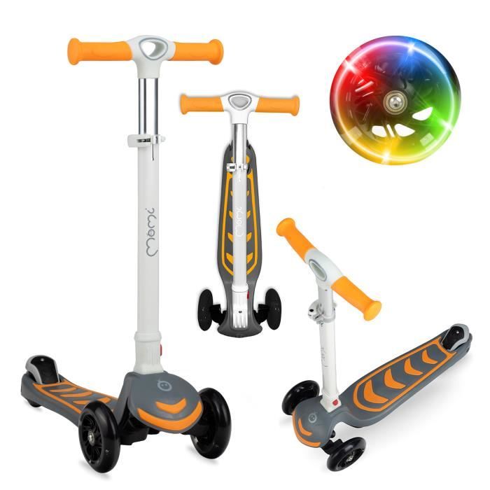 MoMi VIVIO - Trottinette BeBe - 3 roues - led - abec7 - flexbreak - Orange  - Achat / Vente Trottinette d'Équilibre MoM - Cdiscount