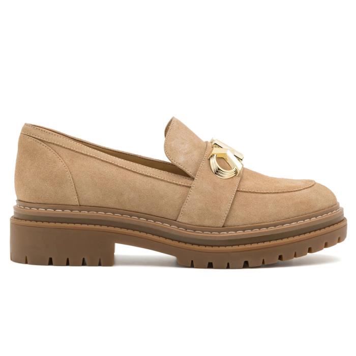 Mocassin femme Michael Kors Parker en daim camel 8.5 US Woman