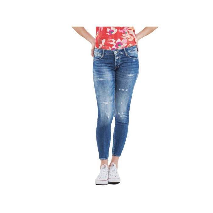 Jean Skinny LE TEMPS DES CERISES PULPC FINO Stone used Taille