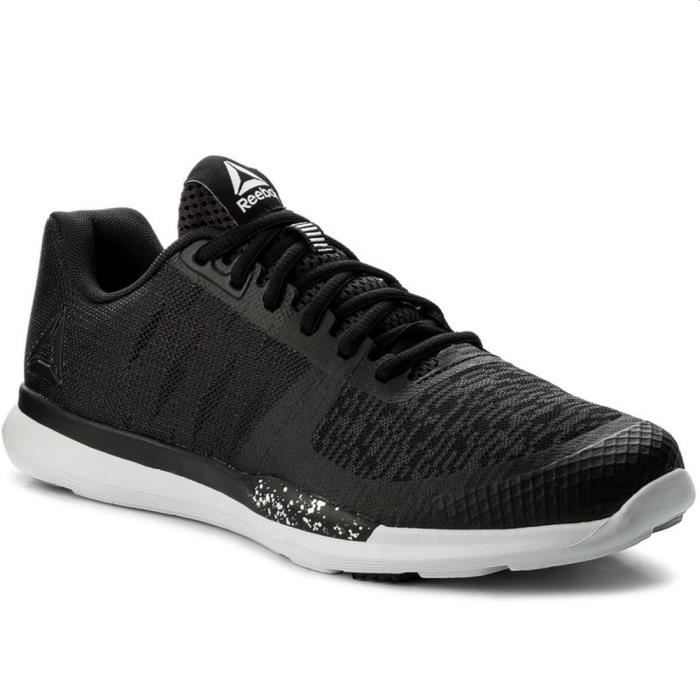 chaussures de fitness pour femme - reebok sprint tr - noir