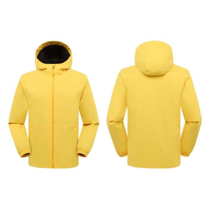 Coupe Vent Femme Impermeable Veste Couleur Unie Décontractés