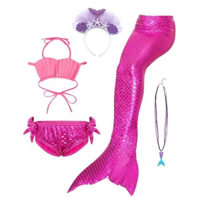 Maillot De Bain 3 Pièces Pour Filles - Haut + Bas + Jupe à Rabat - Polyester/Spandex - Pour Jeux D'eau, Fêtes