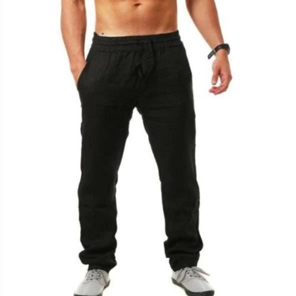 J.LINDEBERG DROPPER SWIRL PANTS - Pantalon classique - black/noir