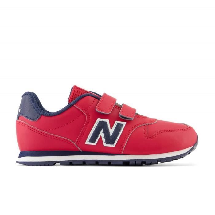 Chaussures pour Enfant New Balance 500 Hook & Loop Rouge PV500TN1 - Scratch - Synthétique - Plat