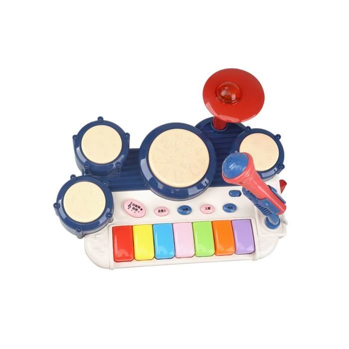 EPONGE DE BAIN - RINCAGE BEBE-Kit de batterie de piano de musique de main  de jouet d'instrument de musique d'éducation précoce