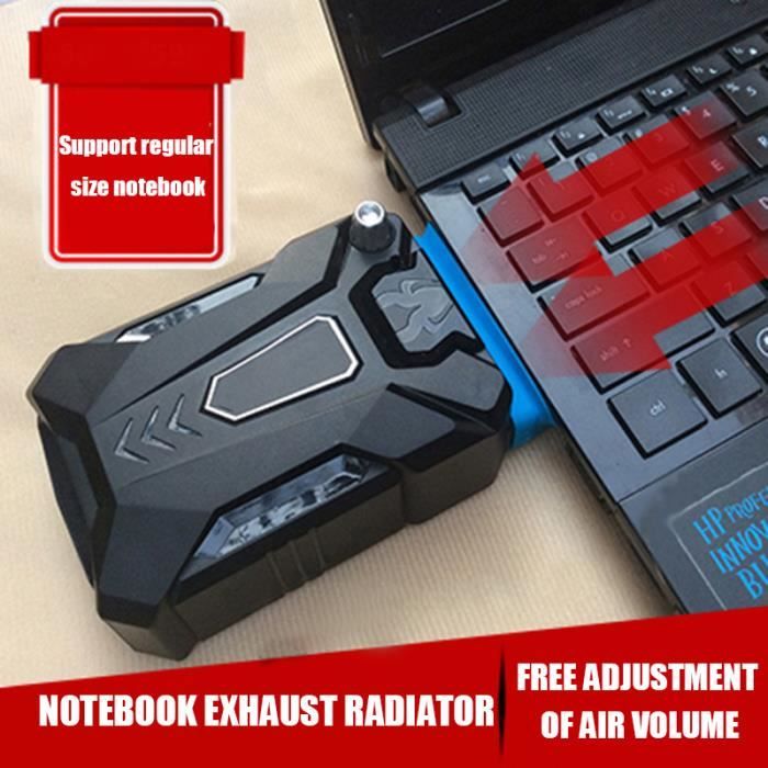 Cool Refroidisseur PC Portable Ventilateur Haute Performance pour Refroidissement Rapide Extracteur dAir Chaud USB