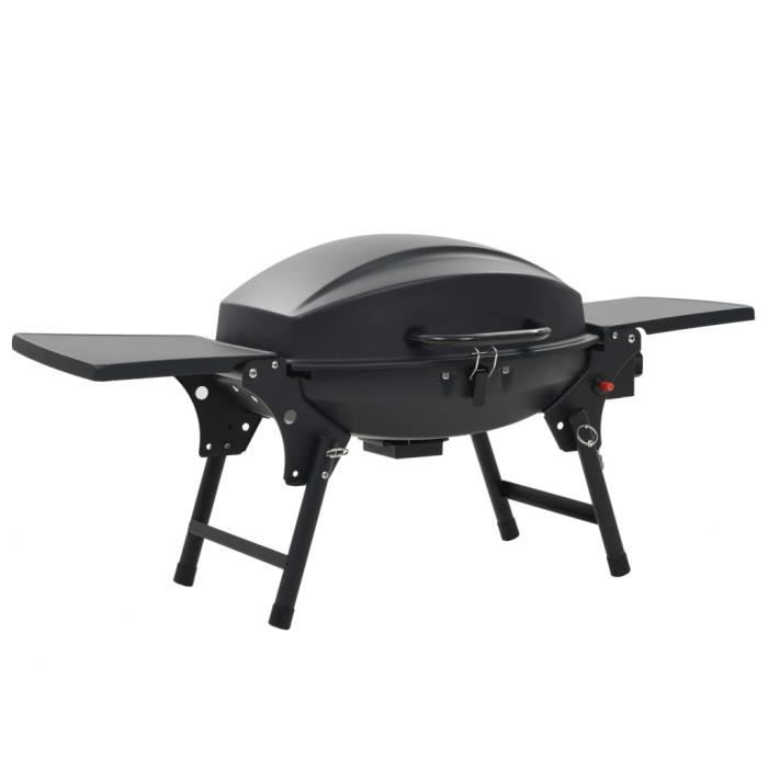 Noir Portable Extérieur Camping Bouteille de Voyage de charbon de bois cuisson BBQ