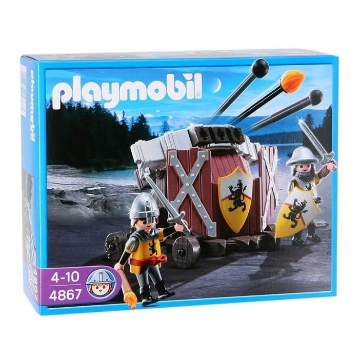 Playmobil 4867 Baliste 3 Projectiles Et Chevaliers Achat Vente Univers Miniature Cdiscount Après des années de calme, les malins chevaliers de novelmore peuvent enfin utiliser leur esprit créatif. playmobil 4867 baliste 3 projectiles et