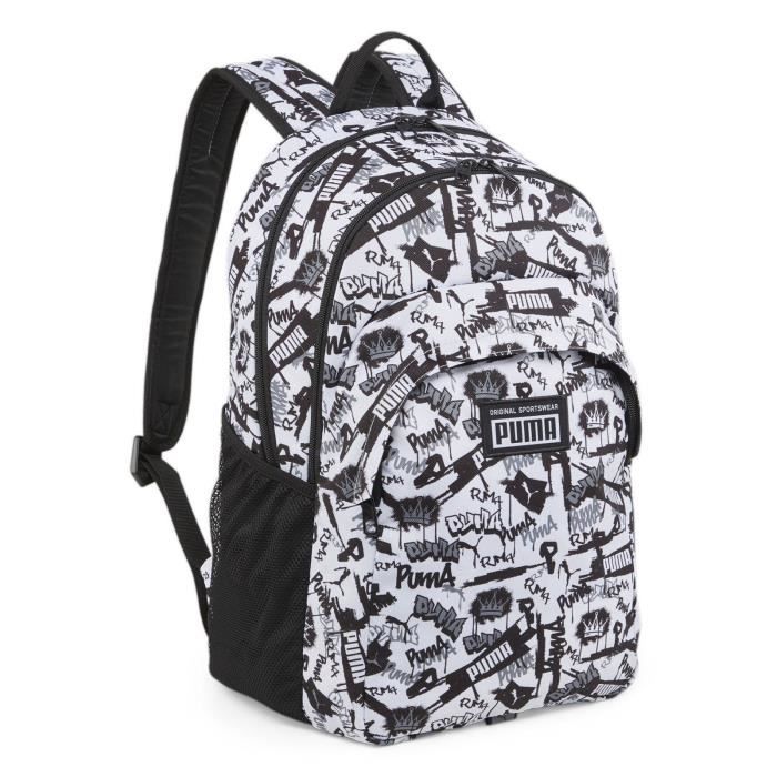 PUMA Academy Backpack Puma White - Logo Lab AOP [252972] - sac à dos sac a dos