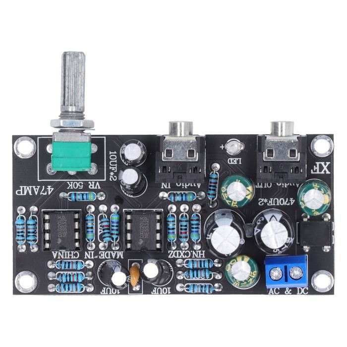 Qiilu Module OP AMP Carte amplificateur casque Audio OP AMP Module 2 ...
