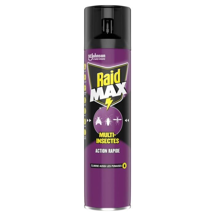 LOT DE 4 - RAID - Max Insecticide Multi-Insectes Volants Rampants ...