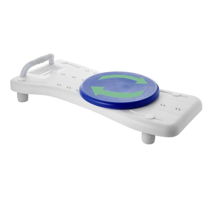 Plaque Pivotante Pour Siège Auto - Acier, 360°, 46,5x46 Cm, Avec Poignée, Pour Conducteur Ou Passager