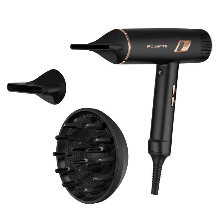 Rowenta CV9920F0 Maestria Ultimate Experience Sèche-cheveux, Performance, Ultraléger, Brillance, 3 accessoires, Touche air froid