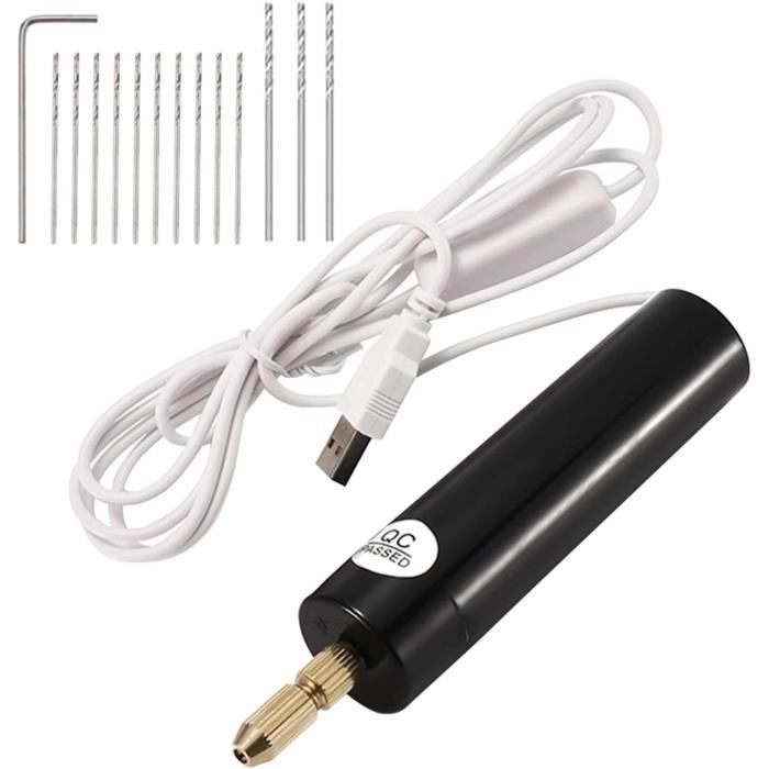 Mini Perceuse Électrique À Main 0,7 À 1,2 Mm Pour Résine, Perceuse ...