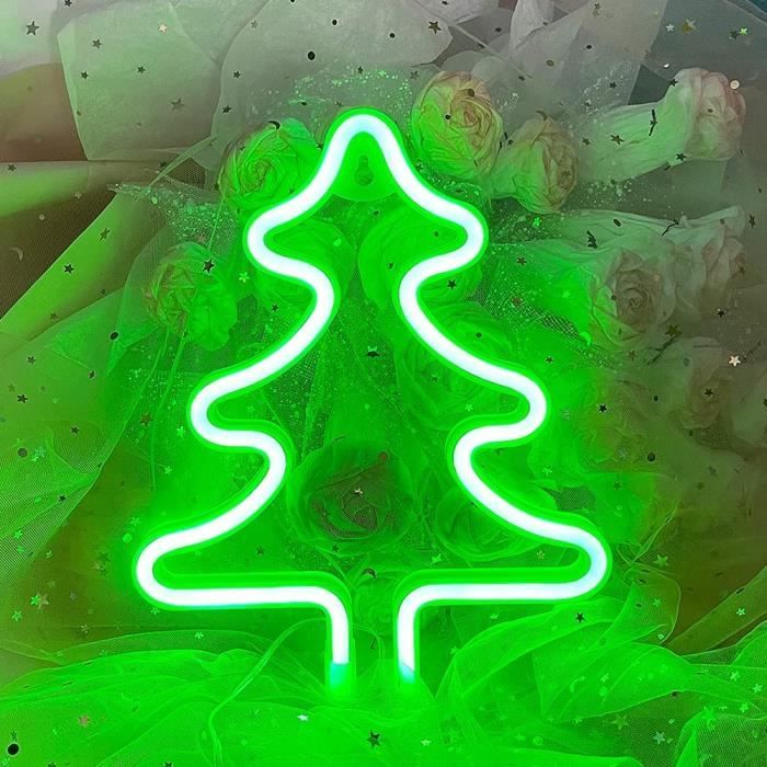 Sapin de Noël Neon Light LED Arbre de Noël Enseigne au Néon Lumière