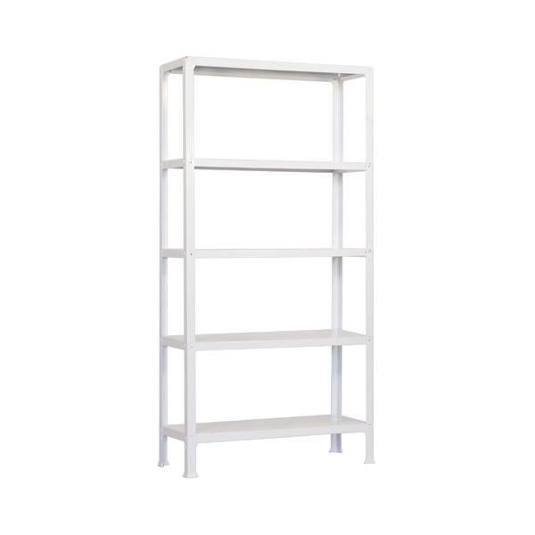 Mini meuble HOMECLICK - SIMON RACK - 1800x800x300mm - Blanc - Montage facile - 16.49kg