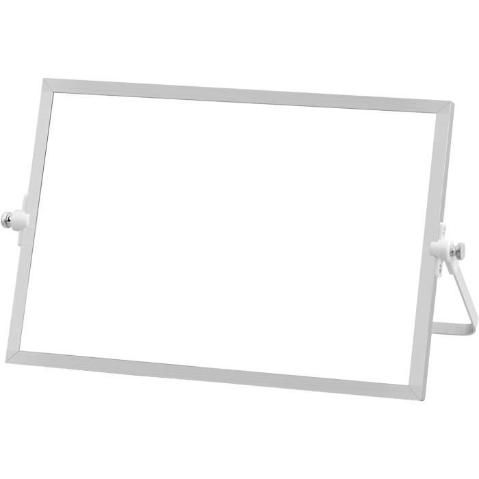 Petit Tableau Blanc, Whiteboard A4 Effacable avec Support pour