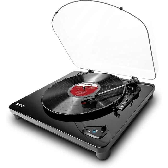 Rose Bella Rétro Platine Vinyle - Enceinte Bluetooth en Bois Massif