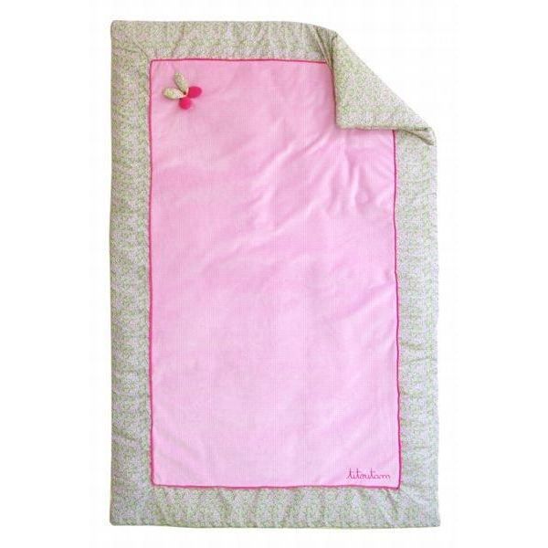Couvre Lit Bebe Fille Capucine Titoutam Cdiscount Puericulture Eveil Bebe