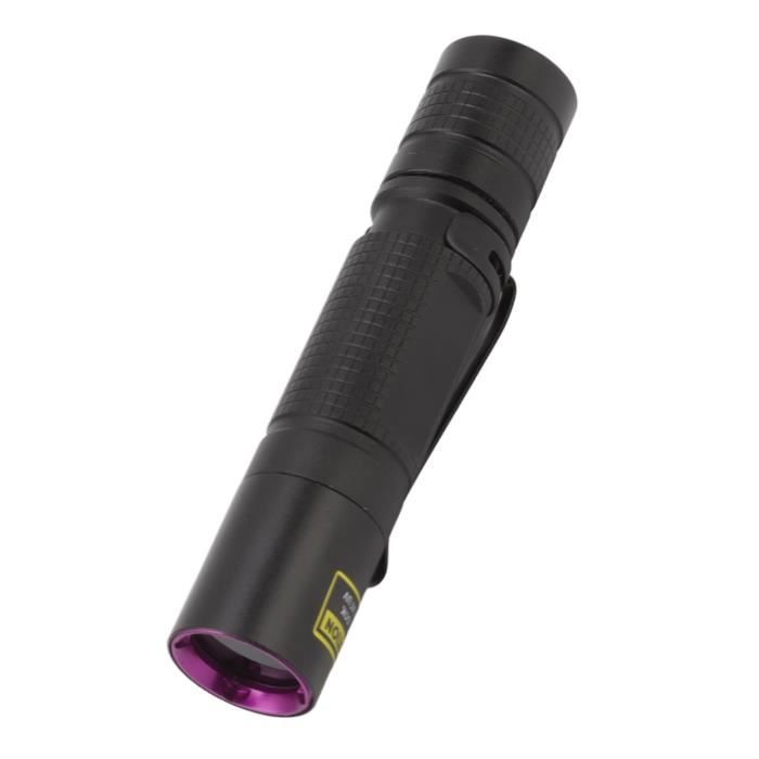 Lampe Torche UV 365 Nm 120 W - Lumière Noire Portable - Étanche - Pile - Neuf