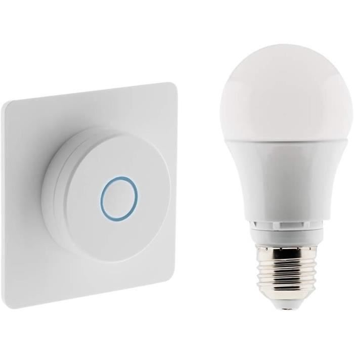 Interrupteur Variateur Avec Ampoule Led Connectée Bluetooth E27 9W [H2379] Cdiscount Bricolage