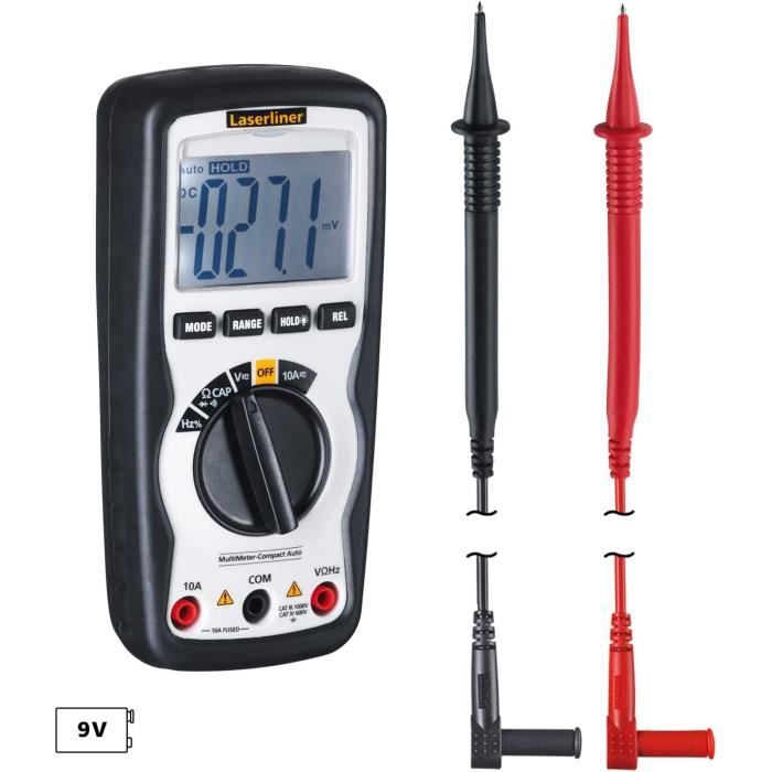 Multimeter-Compact - Multimètre - Mesure Tension Et Courant - Cat Iii ...