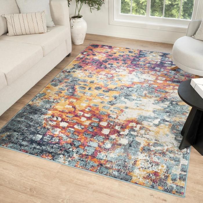 TUB Tapis imprimé oriental Multicolore 140x200 cm - HAUTE QUALITE