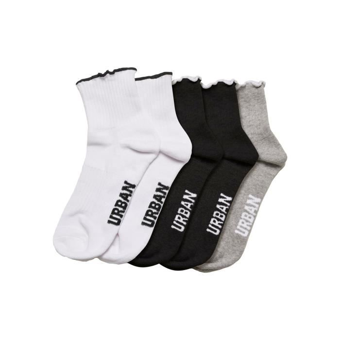 Lot De 4 Paires Chaussettes Femme BOMBAS Gripper Taille S (5-9) | Antidérapantes Pour Yoga