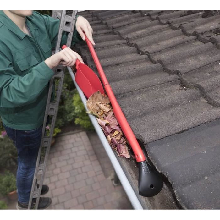 Pelle Flexible Pour Nettoyage Gouttières - Outil Jardin Vert - Élimine Feuilles Et Débris Facilement