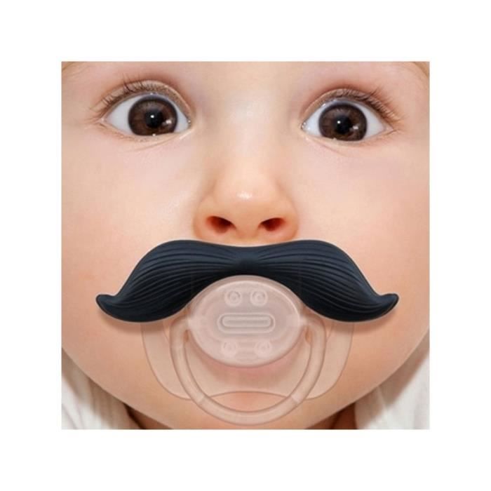 Tetines Haute Qualite Drole Nourrisson Mustache Bebe Apaisez Titiller Cdiscount Puericulture Eveil Bebe