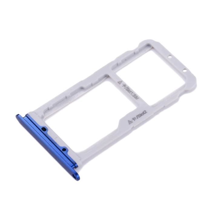 Tiroir De Carte Sim Piece Detachee Huawei Honor 9 Plateau Et Micro Sd Bleu Cdiscount Telephonie