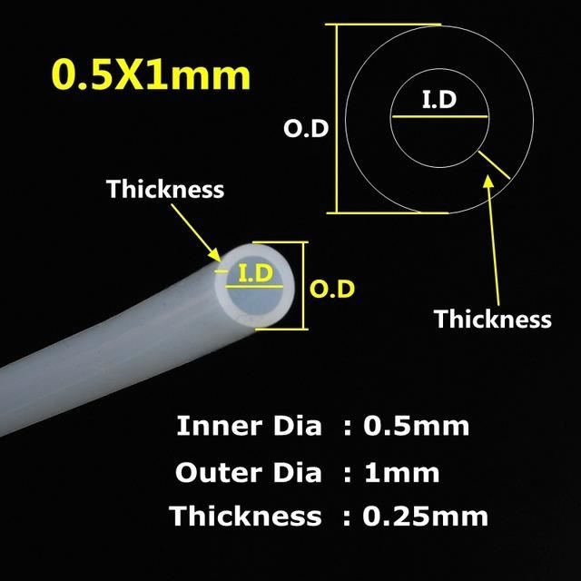 Tuyau,3x8mm--Tube En Silicone Transparent De Qualité Alimentaire, Tuyau