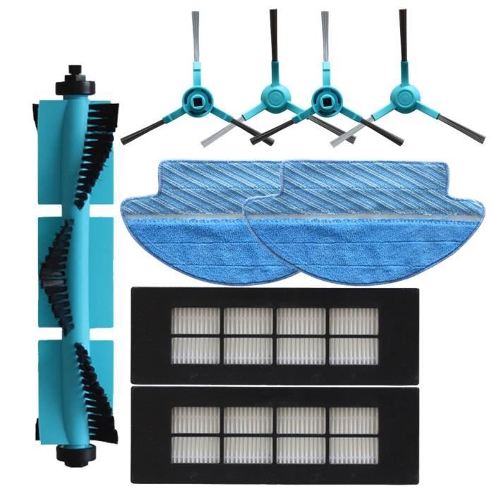 Kit Brosse Rouleau + Filtres + Brosses Latérales Pour Rowenta Explorer Série 60 - ZR740003