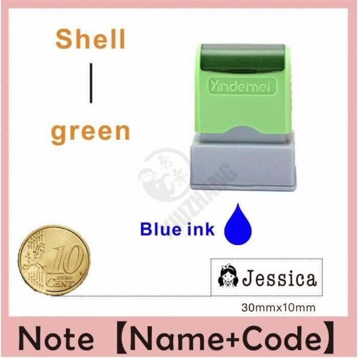 ETIQUETTE ALIMENTAIRE,greenBlue textTampon Marqueur Fantaisie Pour Vêtements, Inscription