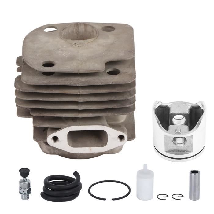 Kit Piston Cylindre 34mm Pour Débroussailleuse 1E34F TL26 CG260 BC260 - Pièce Rechange Moteur 2 Temps Jardin