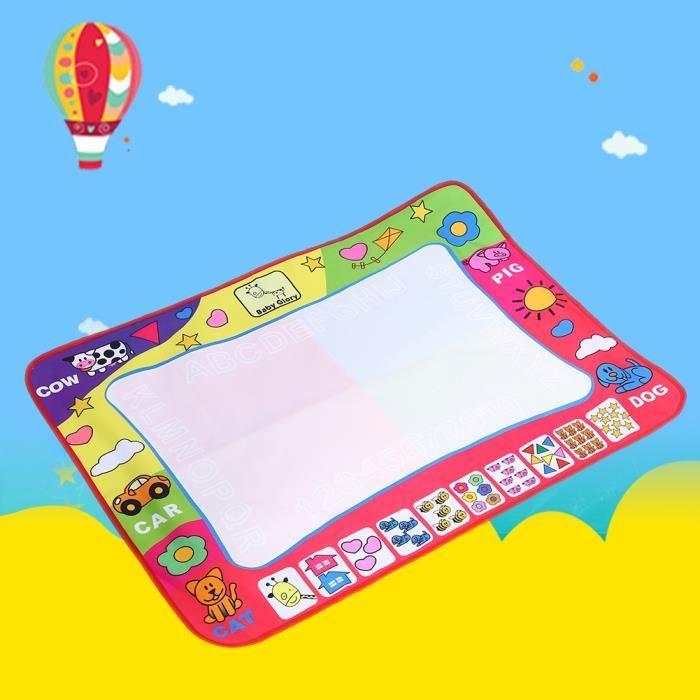 Dessin Peinture Eau Pen Magique Tapis Ecriture Eveil Cadeau Pour Enfant Garcon Fille 4 Couleurs 80 60cm Cdiscount Puericulture Eveil Bebe