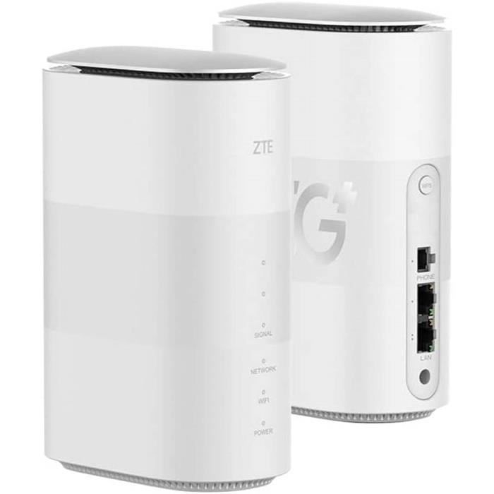 ZTE 5G CPE MC888 Point daccès Wi-Fi 5G mobile blanc