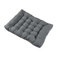 1x Coussin de siège pour canapé d'euro palette gris brilliant coussins de palettes In-Outdoor rembourrage meuble-1