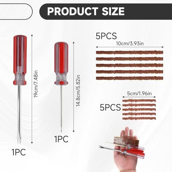 Bandes Caoutchouc Réparation Pneu Zeaying 35 Pièces Kit De Réparation Pour Pneus Tubeless Outil Fourche Tubeless Bandes Caoutchouc Réparation Pneu Zeaying 35 Pièces Kit De Réparation Pour Pneus Tubeless Outil Fourche Tubeless