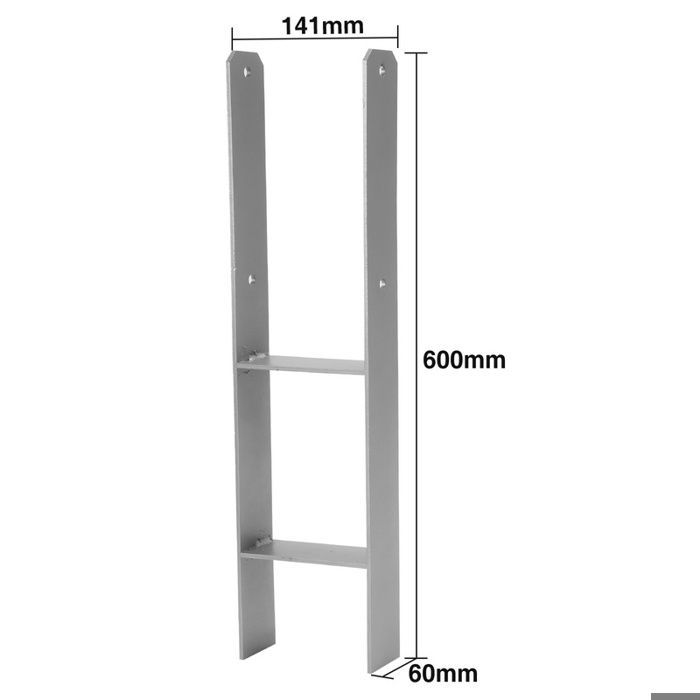 Yakimz Support 5 Vélos – Rack Sol & Mural En Acier Galvanisé – Pneus 35-55 Mm – Robuste, Inoxydable, Gain De Place Idéal Garage Jardin