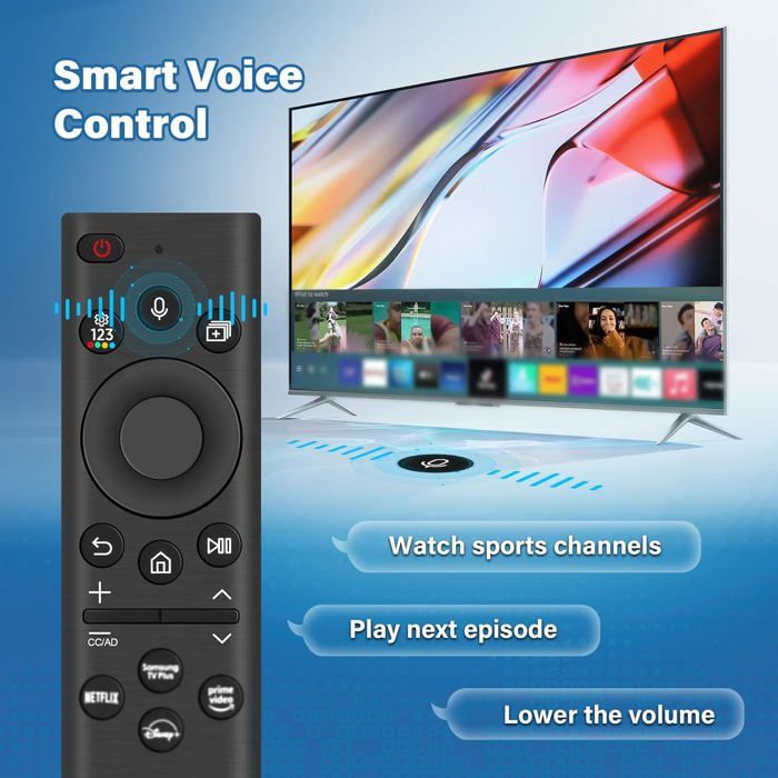 Samsung Bn59-01385A Replacement Remote Control - Solar Charging Voice ...