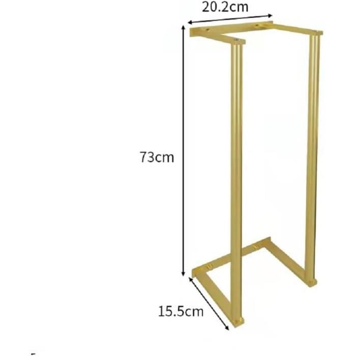 Bremermann Porte-Serviettes Bambou & Métal 33x33cm - Distributeur Serviettes Table Cuisine & Extérieur