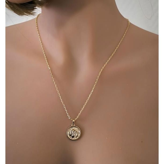 Lot De 5 Pendentifs Religieux Vintage - Dont Plaqué Or - En Bon état (quelques Usures)