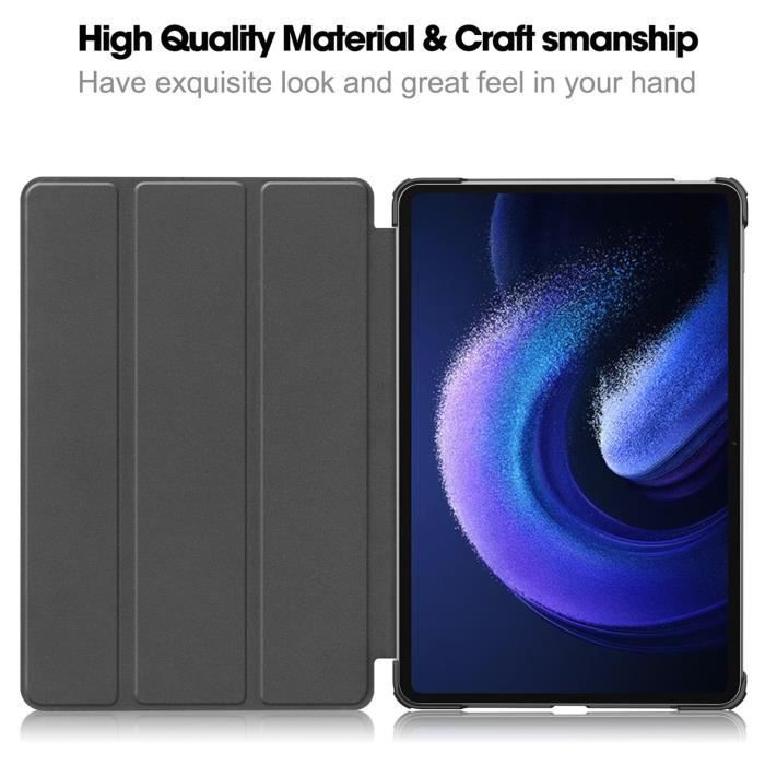 Coque Rotative 360° + Verre Trempé Pour Xiaomi Pad 6 / Pad 6 Pro – Couleur Dorée